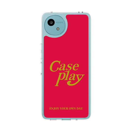 Slim Protection Case［ Original - ENJOY YOUR OWN DAY - Red ］