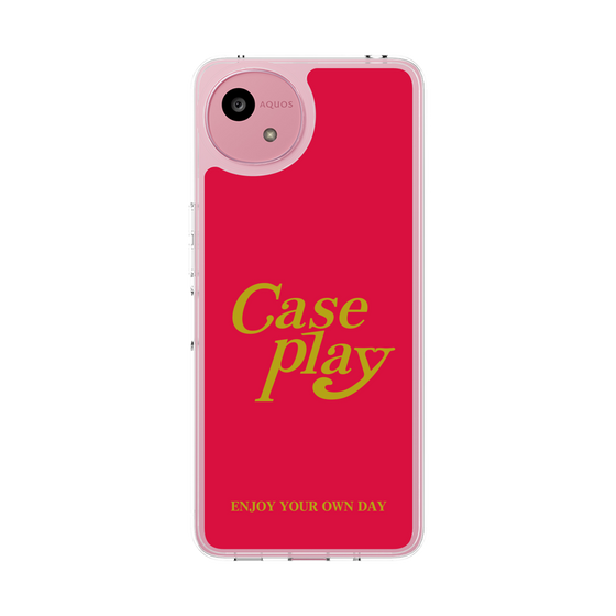Slim Protection Case［ Original - ENJOY YOUR OWN DAY - Red ］