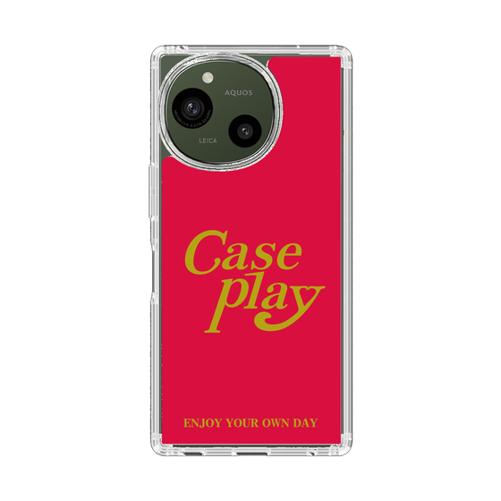 Slim Protection Case［ Original - ENJOY YOUR OWN DAY - Red ］