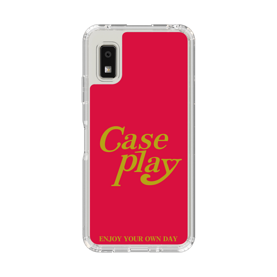 Slim Protection Case［ Original - ENJOY YOUR OWN DAY - Red ］