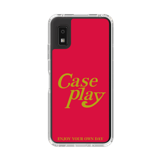 Slim Protection Case［ Original - ENJOY YOUR OWN DAY - Red ］