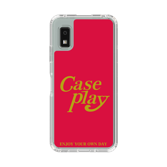 Slim Protection Case［ Original - ENJOY YOUR OWN DAY - Red ］