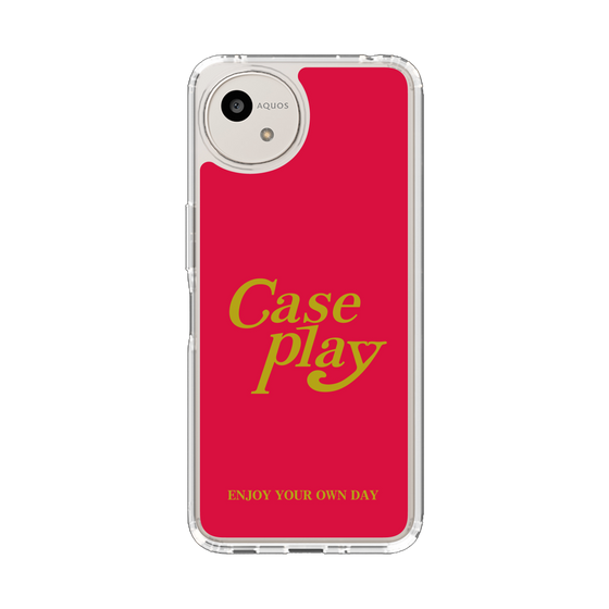 Slim Protection Case［ Original - ENJOY YOUR OWN DAY - Red ］
