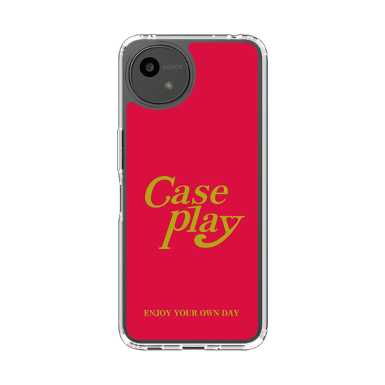 Slim Protection Case［ Original - ENJOY YOUR OWN DAY - Red ］