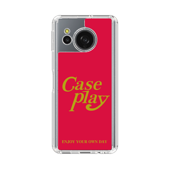 Slim Protection Case［ Original - ENJOY YOUR OWN DAY - Red ］