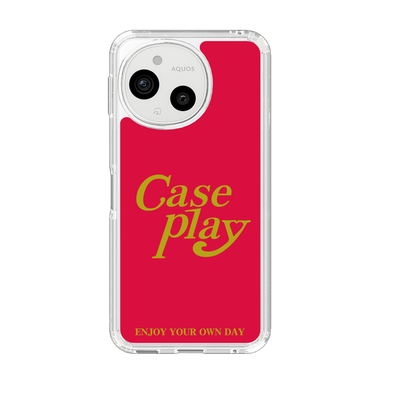 Slim Protection Case［ Original - ENJOY YOUR OWN DAY - Red ］