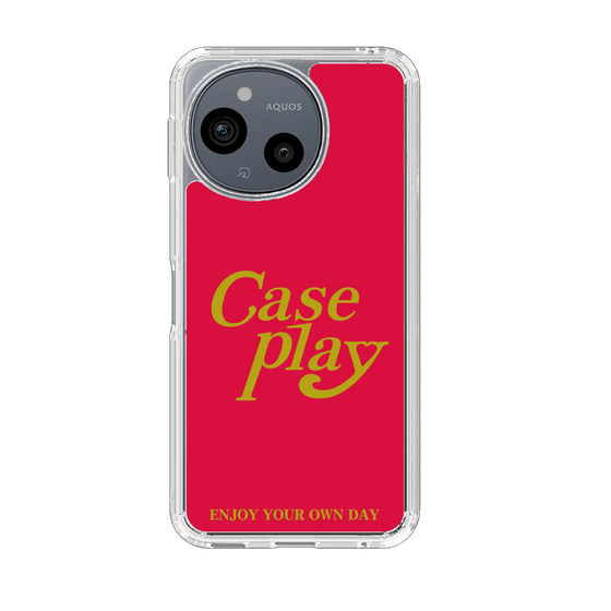 Slim Protection Case［ Original - ENJOY YOUR OWN DAY - Red ］