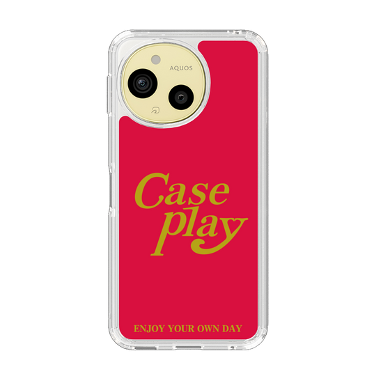 Slim Protection Case［ Original - ENJOY YOUR OWN DAY - Red ］