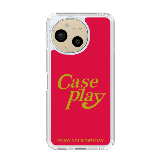 Slim Protection Case［ Original - ENJOY YOUR OWN DAY - Red ］