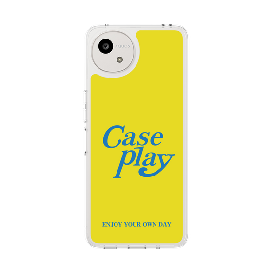 Slim Protection Case［ Original - ENJOY YOUR OWN DAY - Yellow ］
