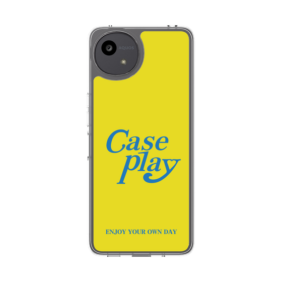 Slim Protection Case［ Original - ENJOY YOUR OWN DAY - Yellow ］