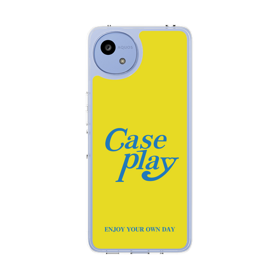 Slim Protection Case［ Original - ENJOY YOUR OWN DAY - Yellow ］