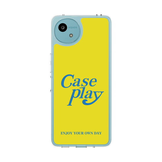 Slim Protection Case［ Original - ENJOY YOUR OWN DAY - Yellow ］