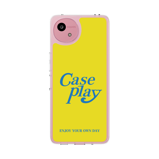 Slim Protection Case［ Original - ENJOY YOUR OWN DAY - Yellow ］