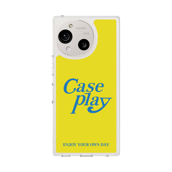 Slim Protection Case［ Original - ENJOY YOUR OWN DAY - Yellow ］