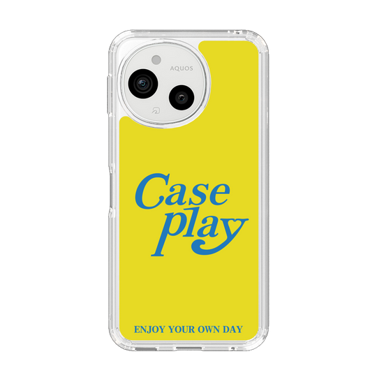 Slim Protection Case［ Original - ENJOY YOUR OWN DAY - Yellow ］