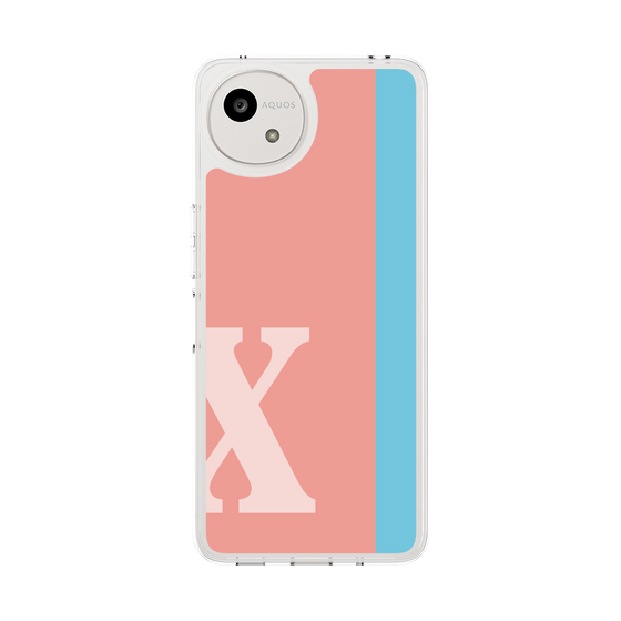 Slim Protection Case［ Original - initial color line - X pink ］