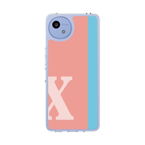 Slim Protection Case［ Original - initial color line - X pink ］