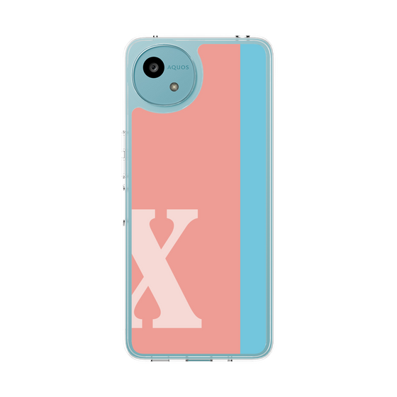 Slim Protection Case［ Original - initial color line - X pink ］
