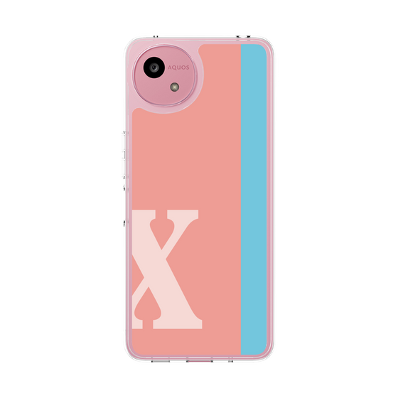 Slim Protection Case［ Original - initial color line - X pink ］