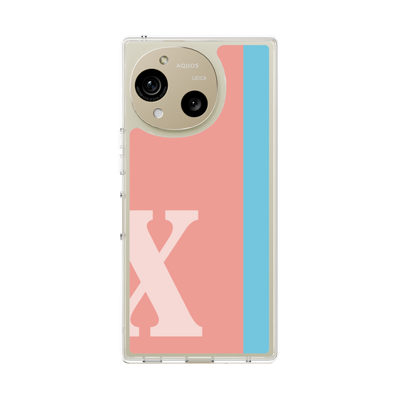 Slim Protection Case［ Original - initial color line - X pink ］
