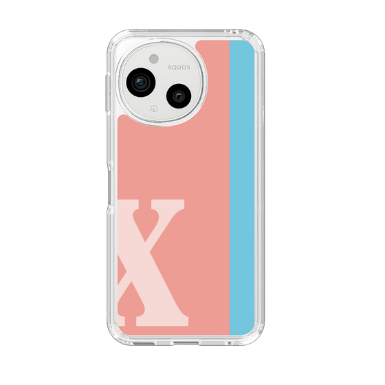 Slim Protection Case［ Original - initial color line - X pink ］