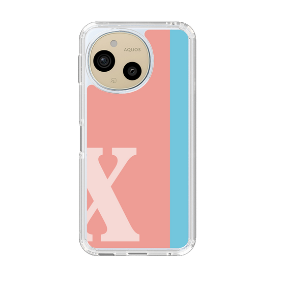 Slim Protection Case［ Original - initial color line - X pink ］