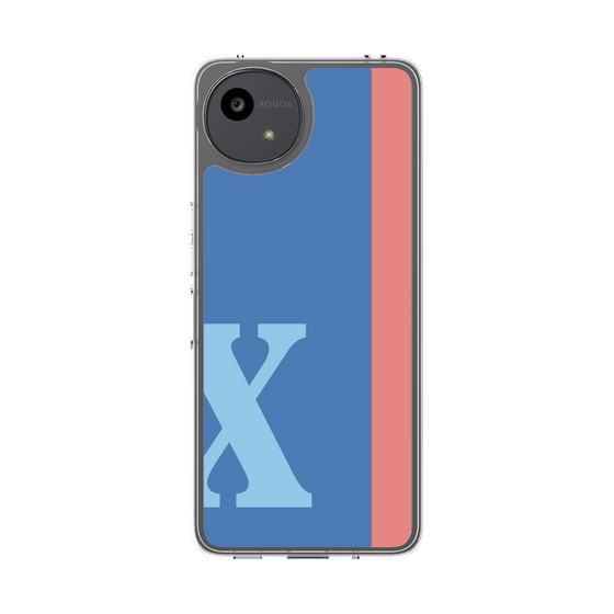 Slim Protection Case［ Original - initial color line - X blue ］