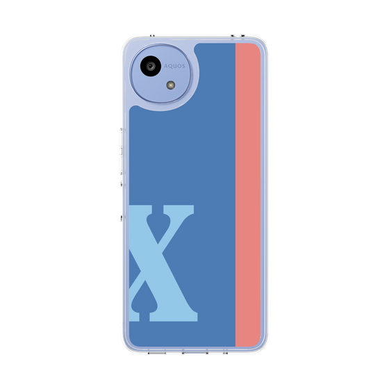 Slim Protection Case［ Original - initial color line - X blue ］