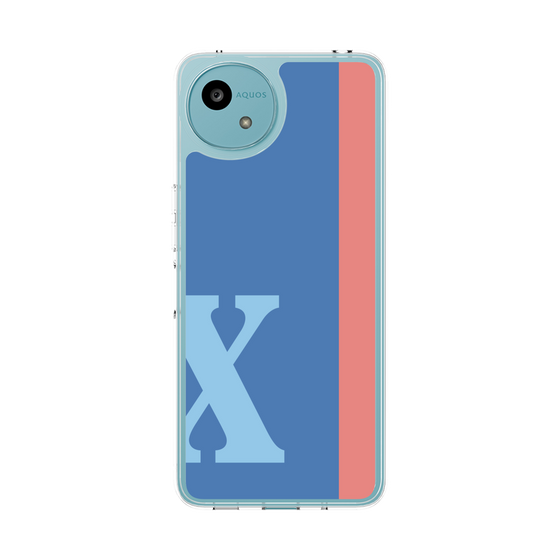 Slim Protection Case［ Original - initial color line - X blue ］