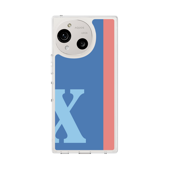 Slim Protection Case［ Original - initial color line - X blue ］