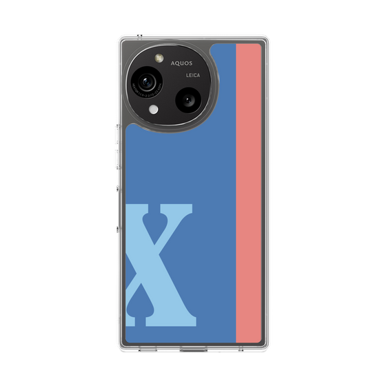 Slim Protection Case［ Original - initial color line - X blue ］