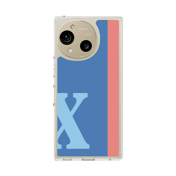 Slim Protection Case［ Original - initial color line - X blue ］