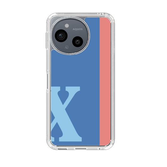 Slim Protection Case［ Original - initial color line - X blue ］