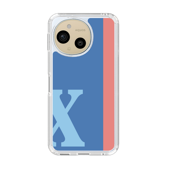 Slim Protection Case［ Original - initial color line - X blue ］