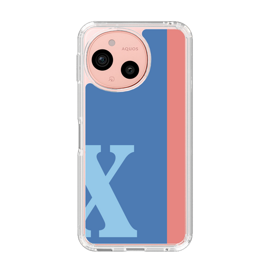 Slim Protection Case［ Original - initial color line - X blue ］