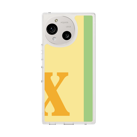 Slim Protection Case［ Original - initial color line - X yellow ］