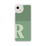 Slim Protection Case［ Original - initial two tone - R green ］