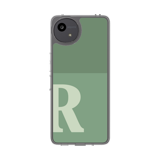 Slim Protection Case［ Original - initial two tone - R green ］