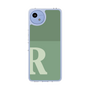 Slim Protection Case［ Original - initial two tone - R green ］