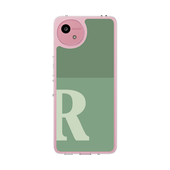 Slim Protection Case［ Original - initial two tone - R green ］