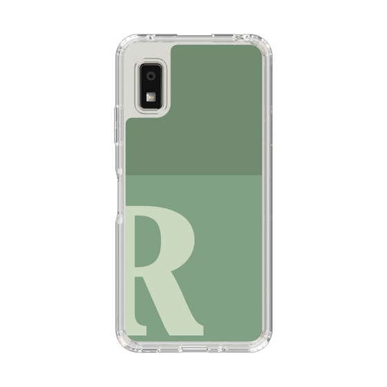 Slim Protection Case［ Original - initial two tone - R green ］