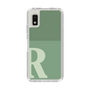 Slim Protection Case［ Original - initial two tone - R green ］