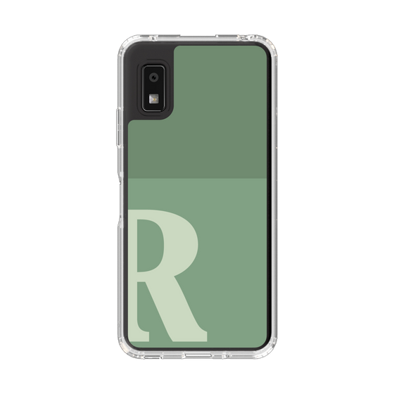 Slim Protection Case［ Original - initial two tone - R green ］