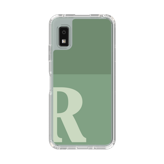 Slim Protection Case［ Original - initial two tone - R green ］