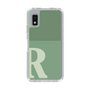 Slim Protection Case［ Original - initial two tone - R green ］
