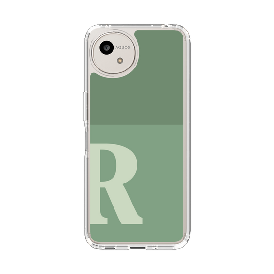 Slim Protection Case［ Original - initial two tone - R green ］