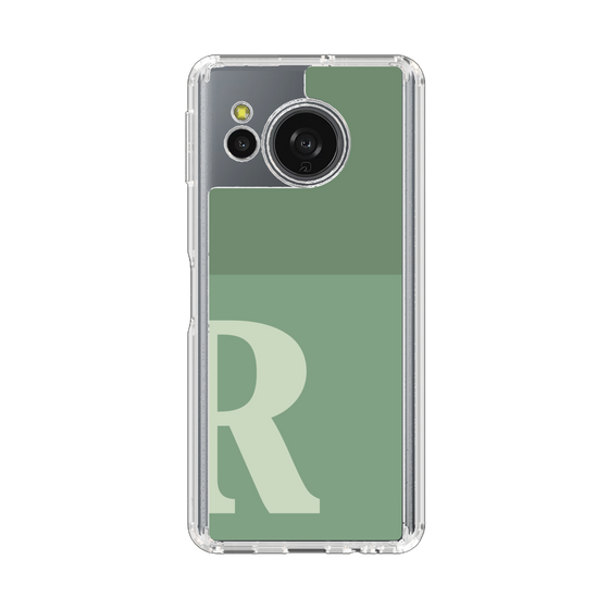 Slim Protection Case［ Original - initial two tone - R green ］