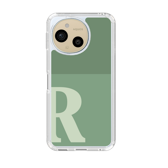 Slim Protection Case［ Original - initial two tone - R green ］