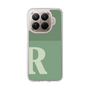 Slim Protection Case［ Original - initial two tone - R green ］